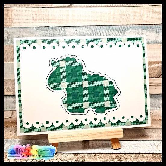 Plotterdatei Osterkarte Lamm - Sewando