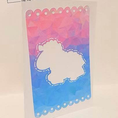 Plotterdatei Osterkarte Lamm - Sewando