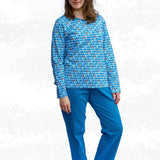 Schnittmuster Jersey-Schlafanzug - Pyjama Set mit Shirt & Hose für Damen Gr. 34-50 / BU 80-116 - Sewando