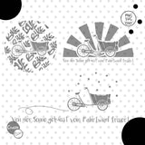 Plotterdatei Lastenrad svg dxf - Sewando