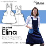 Schnittmuster Latzkleid Elina - Doppelgrößen 32/34 - 52/54 - Sewando