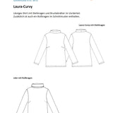 Laura-Curvy – Shirt mit Stehkragen, Schnittmuster in Gr. 38 - 52