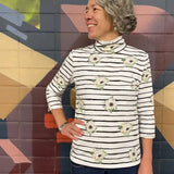 Lea - Rollkragenshirt, Schnittmuster in Gr. 34 - 50