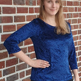 Lea - Shirt mit U-Boot-Auschnitt mit 4 ärmellängen und 2 Halsausschnitten, Gr. 34-50, A4+A0