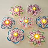 Stickdatei Set Summer Lights LED Cover Blumen - Sewando