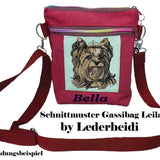 Stickdatei Applikation Yorkshire Terrier "Valeria" - realistisch - FÜR HELLE & DUNKLE STOFFE