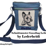 Stickdatei Applikation Französische Bulldogge "Luna" - realistisch - FÜR HELLE & DUNKLE STOFFE