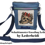 Stickdatei Applikation Yorkshire Terrier "Lisa" - realistisch - FÜR HELLE & DUNKLE STOFFE