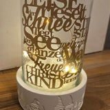 Plotter-, Laser- und 3D Druck Datei *Leise rieselt der Schnee