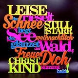 Plotter-, Laser- und 3D Druck Datei *Leise rieselt der Schnee