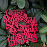 Plotter-, Laser- und 3D Druck Datei *Leise rieselt der Schnee