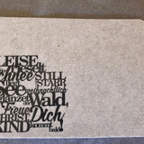 Plotter-, Laser- und 3D Druck Datei *Leise rieselt der Schnee