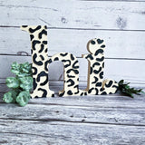 3D Druck Datei Schriftzug Hi Leo Muster