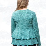 Schnittmuster Leonie – Stufenshirt mit Empire-Linie & ausgestelltem Saum Gr. 34-50 / Bu 80-116 - Sewando
