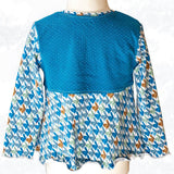 Schnittmuster Leonie Kids - Stufenshirt mit Empire-Teilung / erhöhte Taille - für Kinder Gr. 98-164 - Sewando