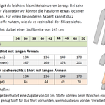Leonie – Stufenshirt mit Empire-Linie & ausgestelltem Saum Gr. 34-50 / Bu 80-116 - Sewando