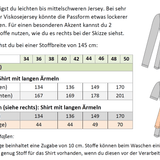 Leonie – Stufenshirt mit Empire-Linie & ausgestelltem Saum Gr. 34-50 / Bu 80-116 - Sewando