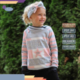 Schnittmuster Kombi-Book Hoody & T-Shirt "LEON" Gr. 74-146
