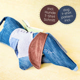 Anleitung Leseknochen nähen, Dackel Schnittmuster