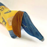 Anleitung Leseknochen nähen, Dackel Schnittmuster