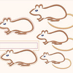 5x Stickdatei Leseratte Lesehilfe ITH und Satinstick - Sewando