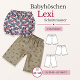 Lexi - kurze Hose für Babys und Kleindkinder / Bloomer - Gr. 50-98