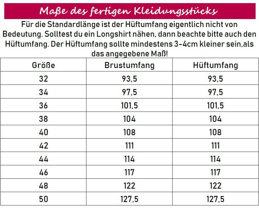 Schnittmuster Lia Hoodie Gr. 32 - 50 - Sewando