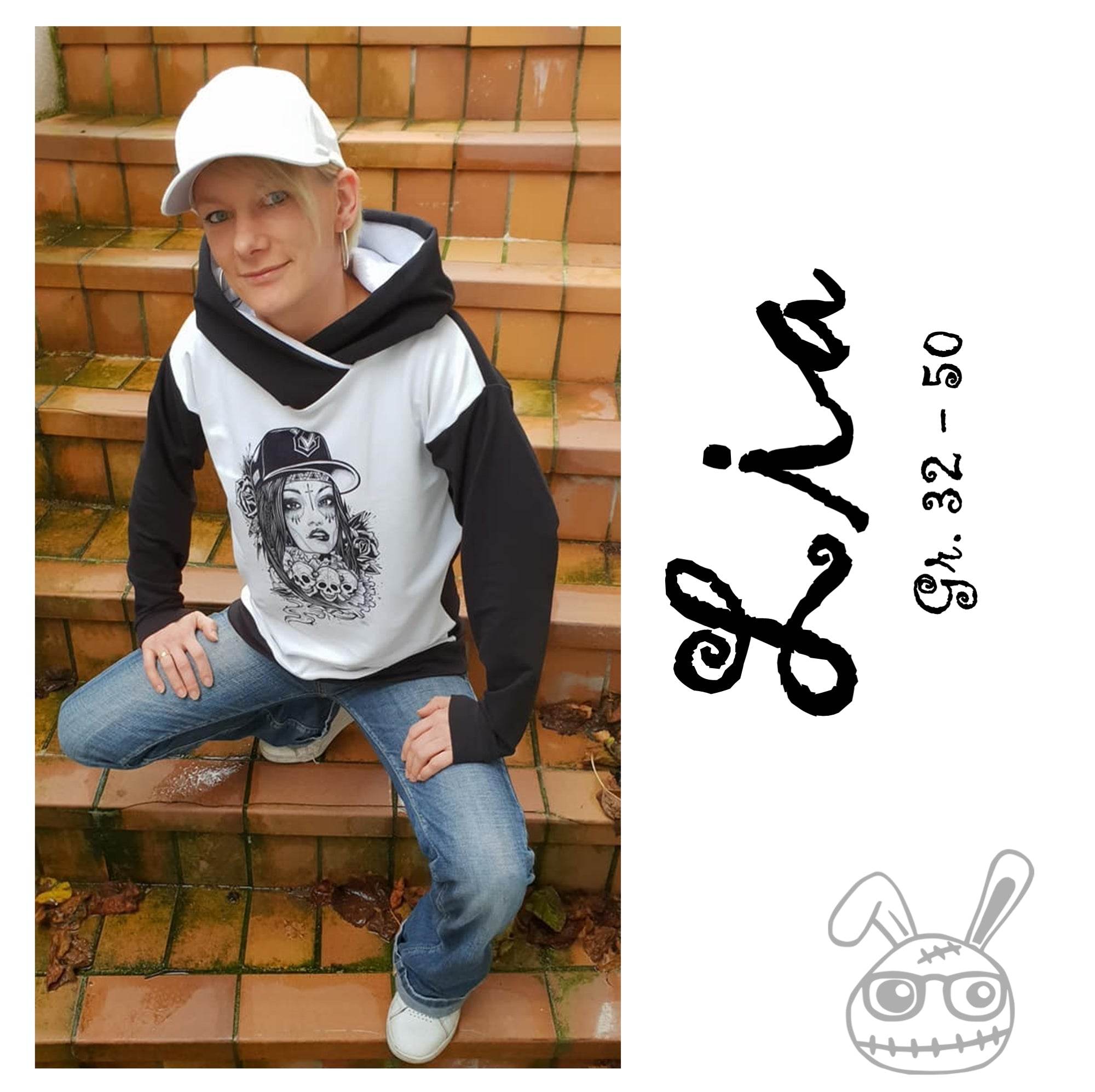 Schnittmuster Lia Hoodie Gr. 32 - 50 - Sewando