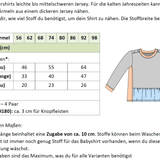 Lia – Babyshirt mit Teilung & Knopfleiste aus Jersey Gr. 56-98 - Sewando
