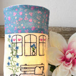 Stickdatei Lichterbeutel Gartenbank ITH - Sewando