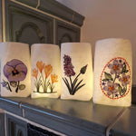 ITH Lichterbeutel Frühling großes Set 11 Motive Blumen Hase Ostern Küken Hahn Huhn - Sewando