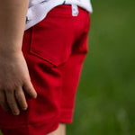 Sommer Outfitset Gr. 74 -104 Bermuda (3 Längen) & wandelbares Top/ Shirt / 2 Schnittmuster - Sewando