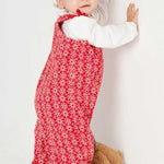 Lilli&BO Baby Latzhose mit Schleifen gefüttert Schnittmuster Ebook pdf Schnittmuster PDF Ebook download Patternforkids 