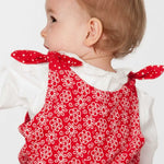 Lilli&BO Baby Latzhose mit Schleifen gefüttert Schnittmuster Ebook pdf Schnittmuster PDF Ebook download Patternforkids 