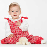 Lilli&BO Baby Latzhose mit Schleifen gefüttert Schnittmuster Ebook pdf Schnittmuster PDF Ebook download Patternforkids 