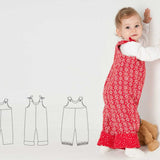 LILLI&BO und BOBBY Baby Latzhose Schnittmuster Ebook pdf Schnittmuster PDF Ebook download Patternforkids 