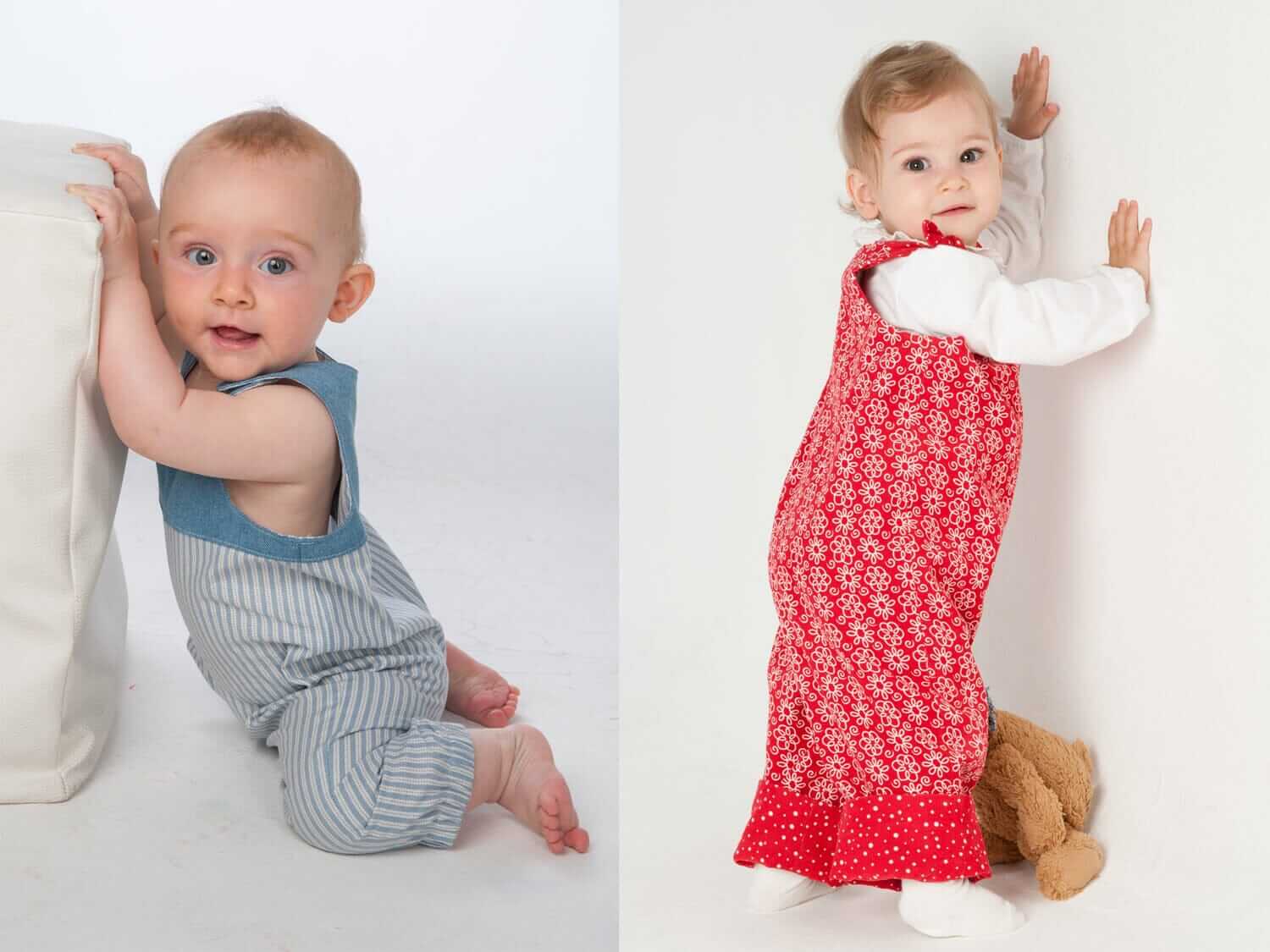 LILLI&BO und BOBBY Baby Latzhose Schnittmuster Ebook pdf Schnittmuster PDF Ebook download Patternforkids 