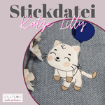 Stickdatei - Katze Lilly - Sewando