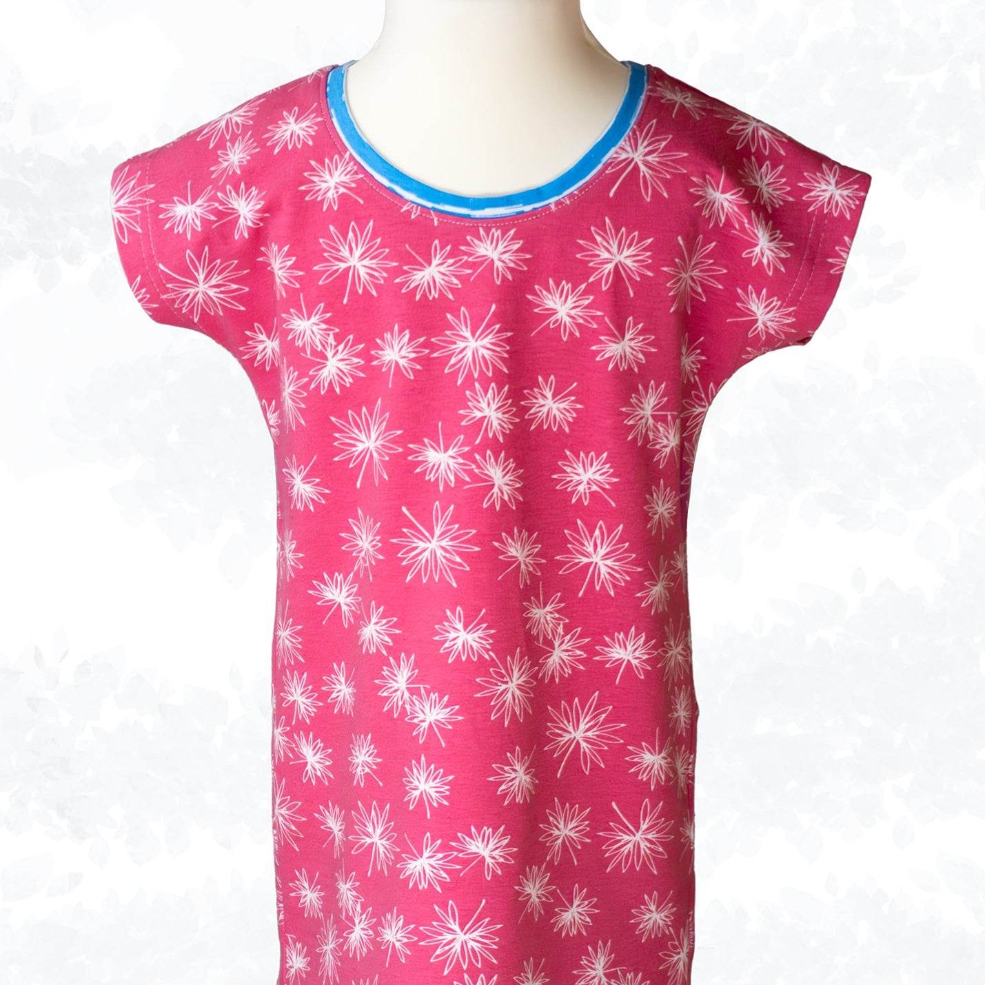 Schnittmuster Lilly Kids – Shirt & Kleid mit angeschnittenen Ärmeln Gr. 92-164 - Sewando