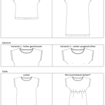 Lilly Kids – Shirt & Kleid mit angeschnittenen Ärmeln Gr. 92-164 - Sewando