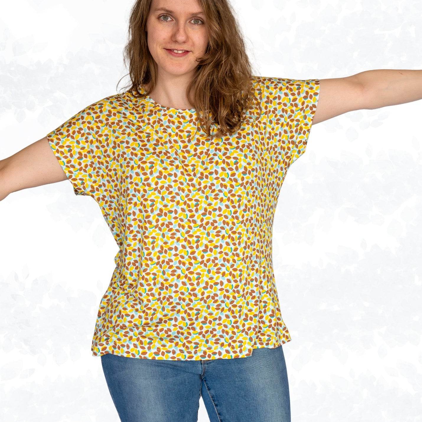 Schnittmuster Lilly – Lockeres Shirt & Kleid mit 3 Längen Gr. 34-50 / BU 80-116 - Sewando