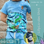 Schnittmuster LillyLio - das Shirt Gr.56-122 - Sewando