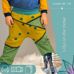 Schnittmuster Hose LillyLio Gr.98 - 176 - Sewando