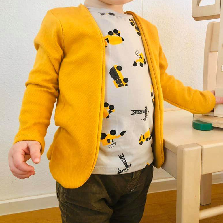 Happy Lysander - Gr 86 - 164 - Shirt mit Fake-Jacke Schnittmuster - Sewando