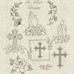 Stickdatei Trauer Motive Set 969 - Sewando