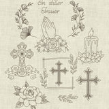 Stickdatei Trauer Motive Set 969 - Sewando