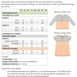 Linn – Babyshirt oder Kleid mit senkrechter Knopfleiste & Teilung Gr. 56-98 - Sewando