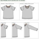 Schnittmuster Lio – Basicshirt für Jungen & Mädchen aus Jersey Gr. 86-158 - Sewando