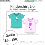 Schnittmuster Lio – Basicshirt für Jungen & Mädchen aus Jersey Gr. 86-158 - Sewando