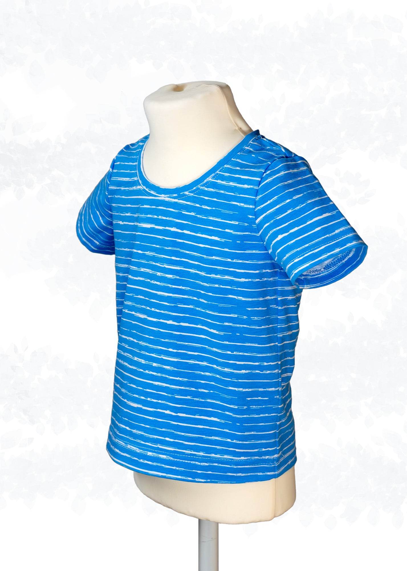 Schnittmuster Lio – Basicshirt für Jungen & Mädchen aus Jersey Gr. 86-158 - Sewando
